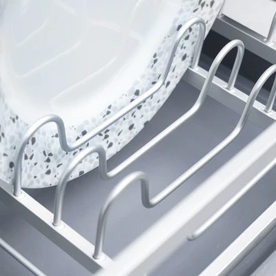 Gambar Stora Luminos Rak Piring Aluminium - Silver