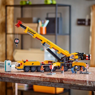 Gambar LEGO City Mobile Construction Crane 60409 - Kuning