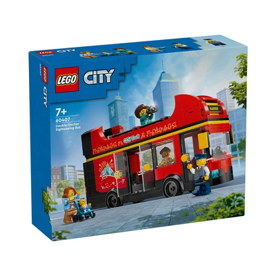 Gambar LEGO City Double Decker Sightseeing Bus 60407 - Merah