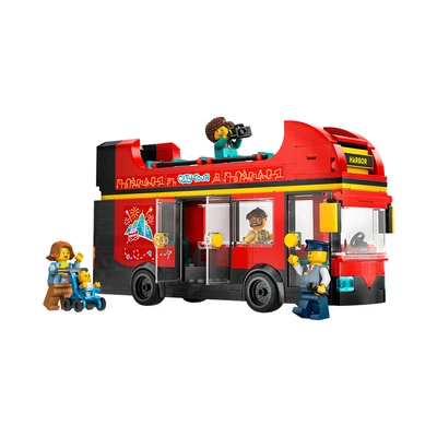 Gambar LEGO City Double Decker Sightseeing Bus 60407 - Merah