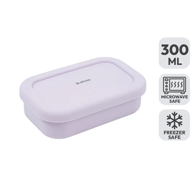 Gambar Picas Yoona Kotak Makan Silikon 300 ml - Ungu Lilac