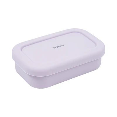 Gambar Picas Yoona Kotak Makan Silikon 300 ml - Ungu Lilac