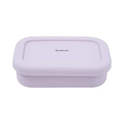 Gambar Picas Yoona Kotak Makan Silikon 300 ml - Ungu Lilac