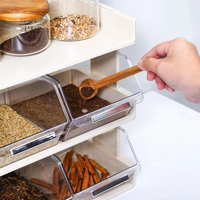 Gambar Stora Rak Dapur 3 Tingkat Toffee - Putih