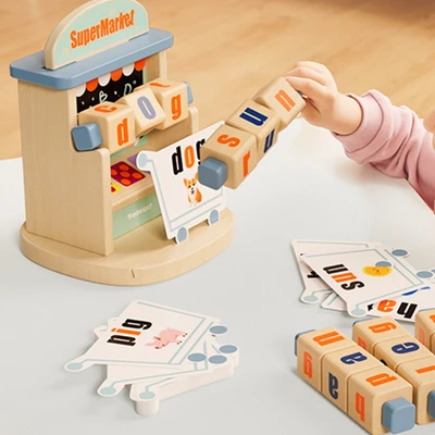 Gambar Top Bright Set Supermarket Alphabet Learning