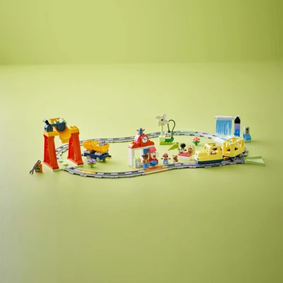 Gambar LEGO Duplo Big Interactive Community Train Set 103 Pcs 10428 - Mix