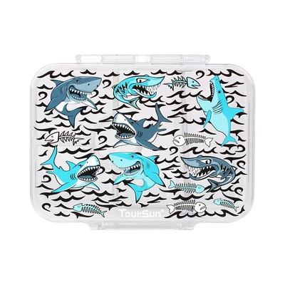 Gambar Tusslr Toursun Kotak Makan Plastik Shark Transparan