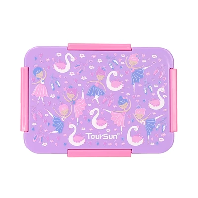 Gambar Tusslr Toursun Kotak Makan Plastik Flamingo - Pink