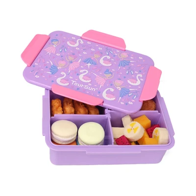 Gambar Tusslr Toursun Kotak Makan Plastik Flamingo - Pink