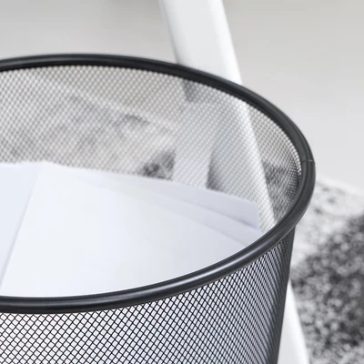 Gambar Informa Tempat Sampah Steel Mesh Round 17 Liter - Hitam