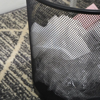 Gambar Informa Tempat Sampah Steel Mesh Round 10 Liter - Hitam