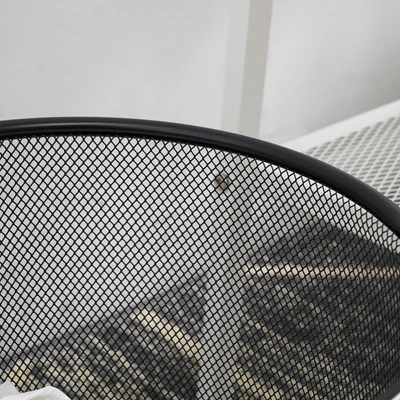 Gambar Informa Tempat Sampah Steel Mesh Round 10 Liter - Hitam