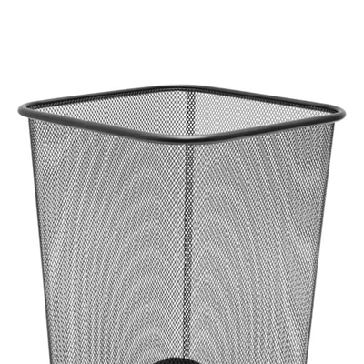 Gambar Informa Tempat Sampah Steel Mesh Square 17 Liter - Hitam