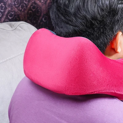 Gambar Travel Sentry Perfect Rest Bantal Leher - Merah