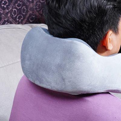 Gambar Travel Sentry Bantal Leher Travel Perfect Rest - Abu-Abu