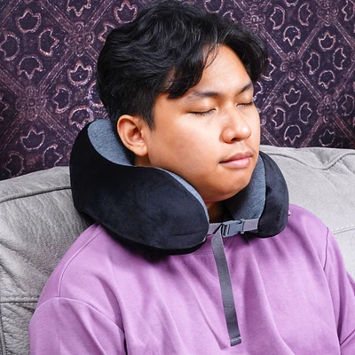 Gambar Travel Sentry Bantal Leher Travel Perfect Rest - Hitam