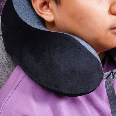 Gambar Travel Sentry Bantal Leher Travel Perfect Rest - Hitam