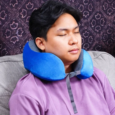 Gambar Travel Sentry Bantal Leher Travel Perfect Rest - Biru