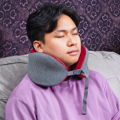 Gambar Travel Sentry Bantal Leher Travel Full Comfort - Merah