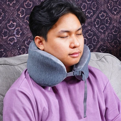 Gambar Travel Sentry Bantal Leher Travel Full Comfort - Abu-Abu