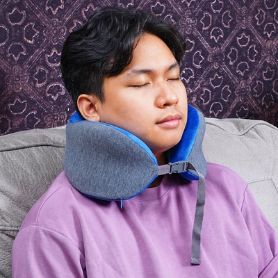 Gambar Travel Sentry Bantal Leher Travel Full Comfort - Biru
