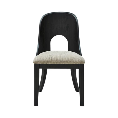 Gambar Ashley Rowanbeck Kursi Makan Fabric - Hitam