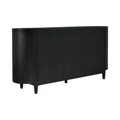 Gambar Ashley Rowanbeck Kabinet Wood - Hitam