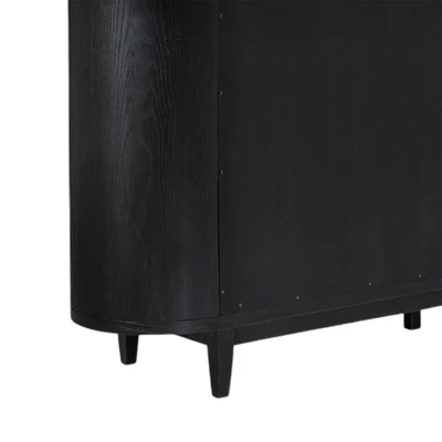 Gambar Ashley Rowanbeck Kabinet Wood - Hitam