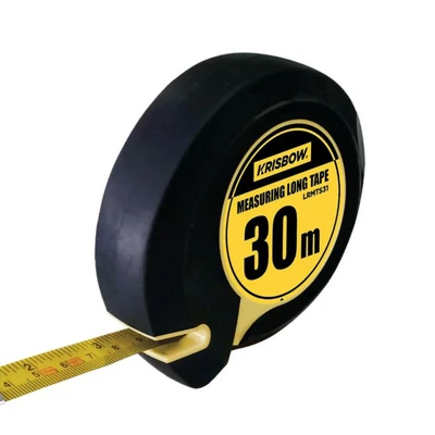 Gambar Krisbow 30 Mtr Meteran Steel Lrmts31 - Kuning
