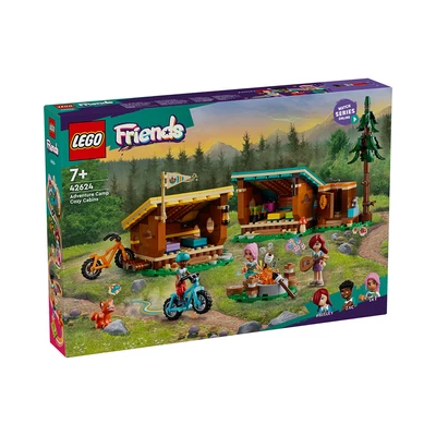 Gambar LEGO Friends Adventure Camp Cozy Cabins 42624
