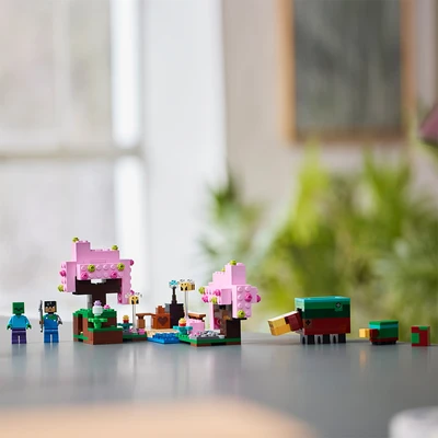 Gambar LEGO Minecraft The Cherry Blossom Garden 21260