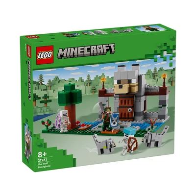 Gambar LEGO Minecraft The Wolf Stronghold 21261