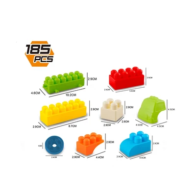Gambar Bricks Kingdom Set 185 Pcs Big Blocks