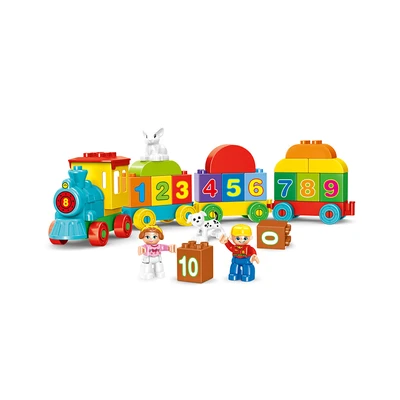 Gambar Bricks Kingdom Set 68 Pcs Big Building Blocks Train