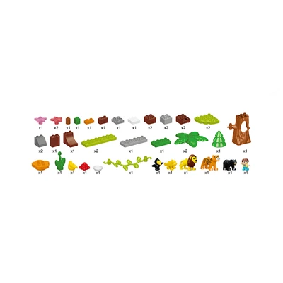 Gambar Bricks Kingdom Set 41 Pcs Big Building Blocks Animal