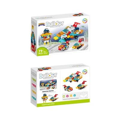 Gambar Bricks Kingdom Set 79 Pcs Big Building Blocks Space