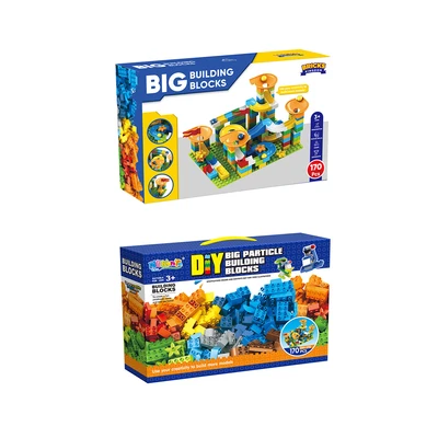Gambar Bricks Kingdom Set 170 Pcs Big Blocks Ball Slide