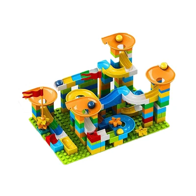 Gambar Bricks Kingdom Set 170 Pcs Big Blocks Ball Slide