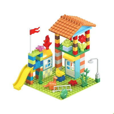 Gambar Bricks Kingdom Set 120 Pcs Big Blocks Villa