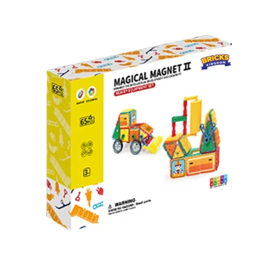 Gambar Bricks Kingdom Set 65 Pcs Puzzle Magnetic Blocks