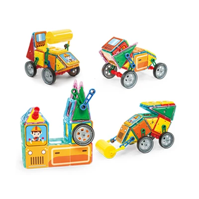 Gambar Bricks Kingdom Set 65 Pcs Puzzle Magnetic Blocks