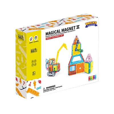 Gambar Bricks Kingdom Set 66 Pcs Puzzle Magnetic Blocks