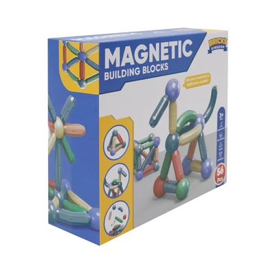 Gambar Bricks Kingdom Set 56 Pcs Magnetic Sticks - Mix