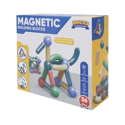 Gambar Bricks Kingdom Set 56 Pcs Magnetic Sticks - Mix
