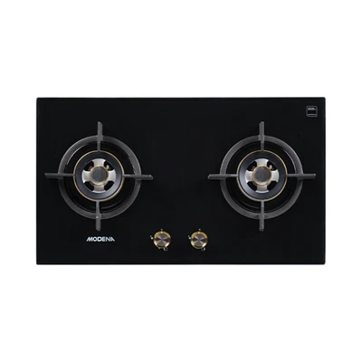 Gambar Modena Kompor Tanam 2 Tungku 70 BH 2725 GABK - Hitam