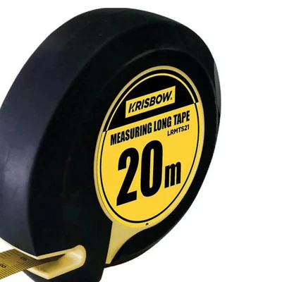 Gambar Krisbow 20 Mtr Meteran Steel Lrmts21 - Kuning