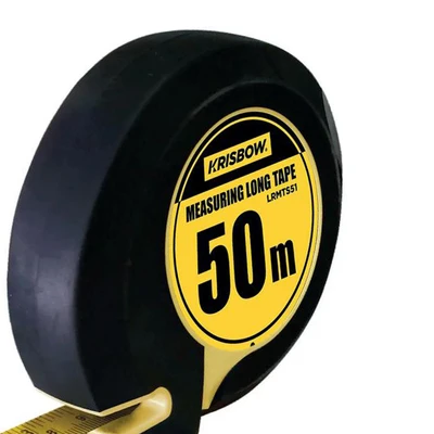 Gambar Krisbow 50 Mtr Meteran Steel Lrmts51 - Kuning