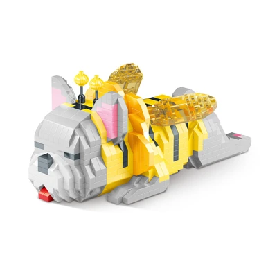 Gambar Bricks Kingdom Set 946 Pcs Pets Mini Bricks Bulldog