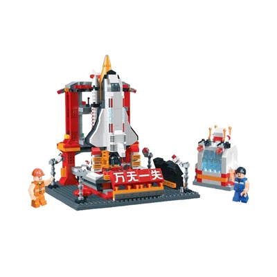 Gambar Bricks Kingdom Set 1004 Pcs Mini Bricks Space Shuttle
