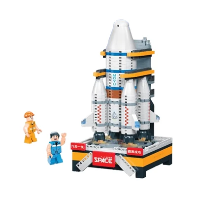 Gambar Bricks Kingdom Set 742 Pcs Mini Bricks Rocket Launcher